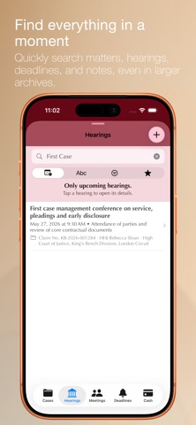 Counsel Planner iPhone screenshot
