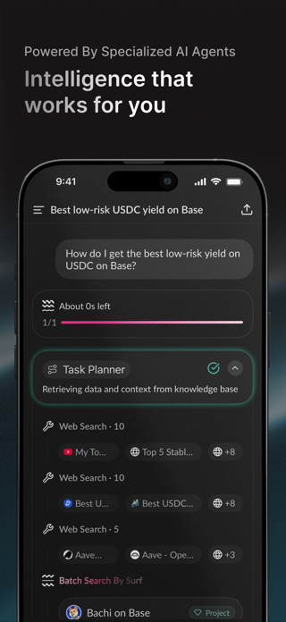 Surf – Crypto AI Assistant Screenshot 6 of 6