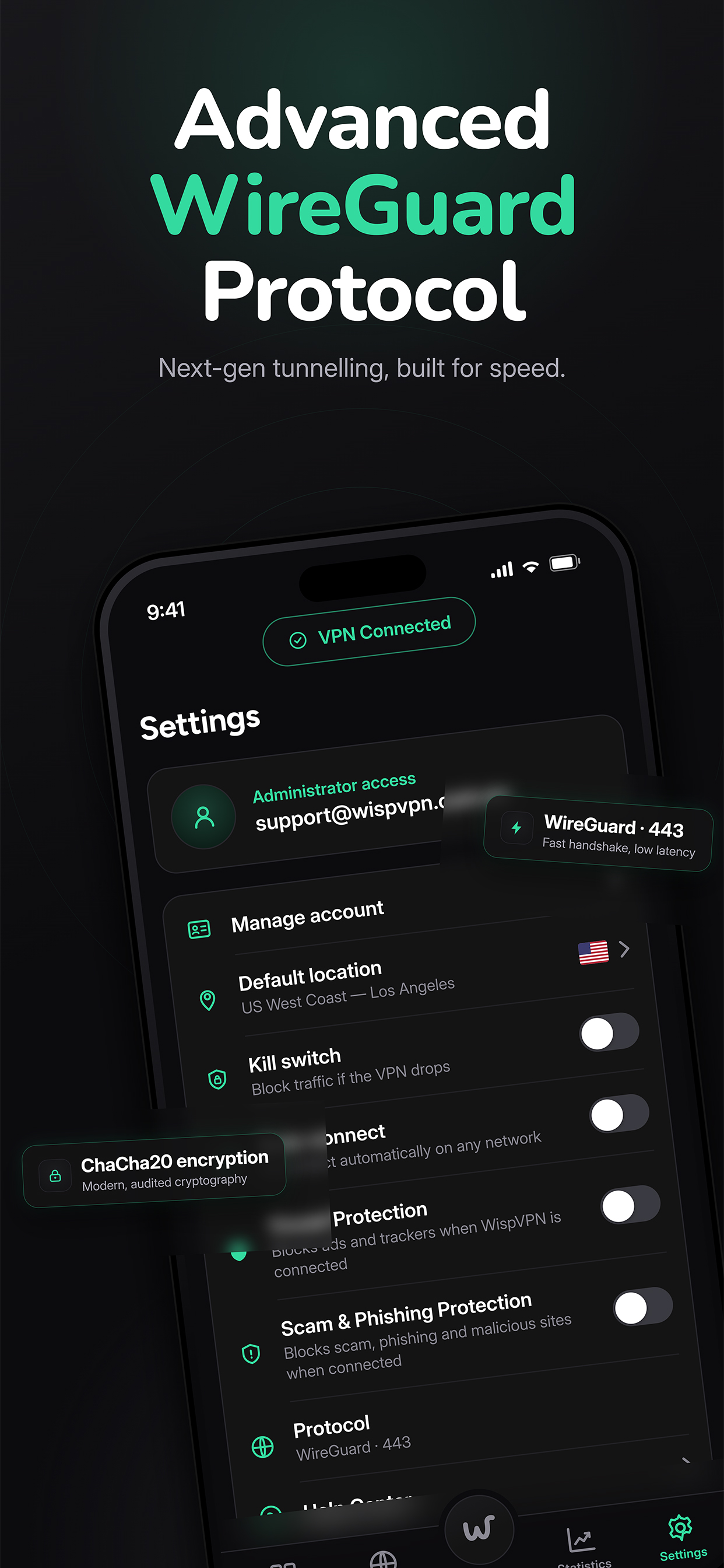 WispVPN - Fast & Secure VPN screenshot 5