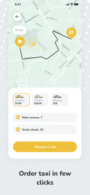 AdaGo - taxi service in KKTC screenshot 1