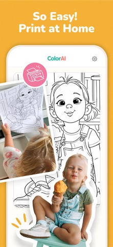 ColorAI: Coloring Book Maker iPhone screenshot