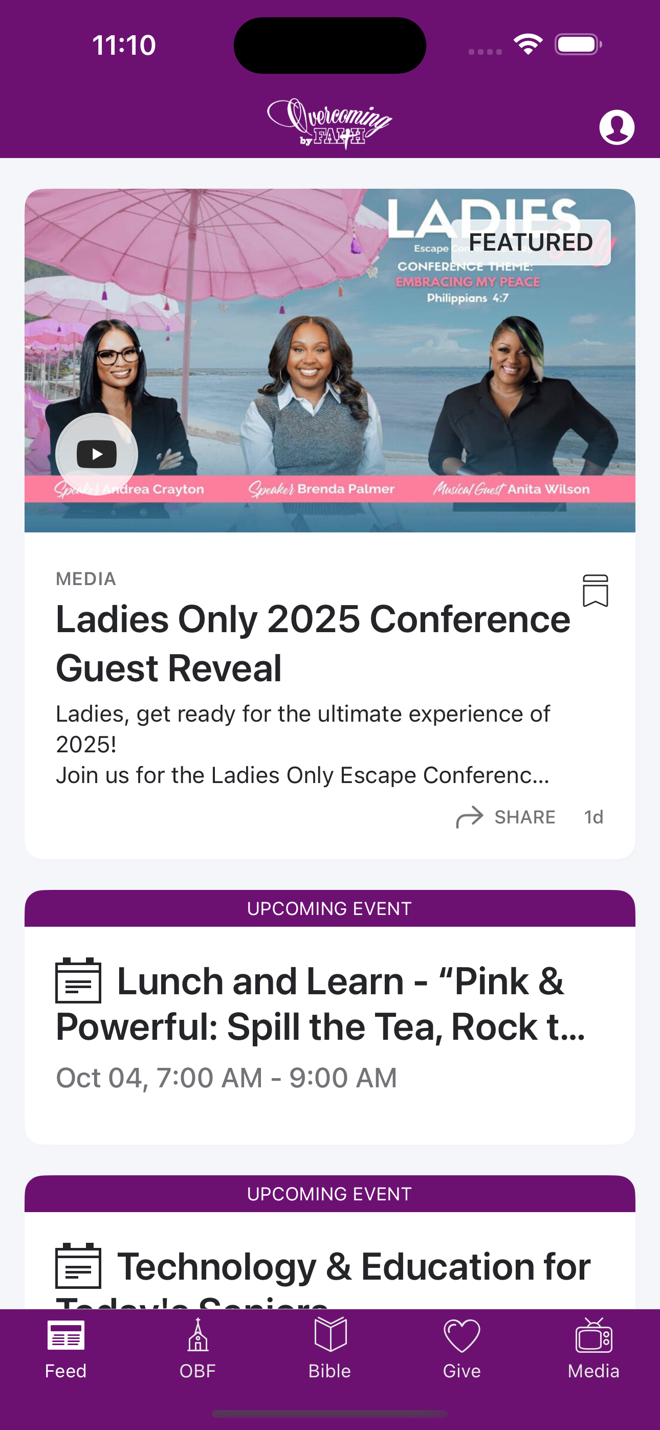 Overcoming By Faith Ministries