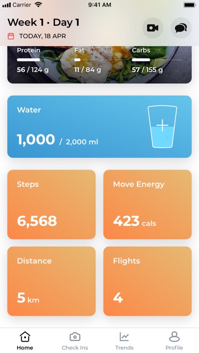 KAT International Fitness Screenshot