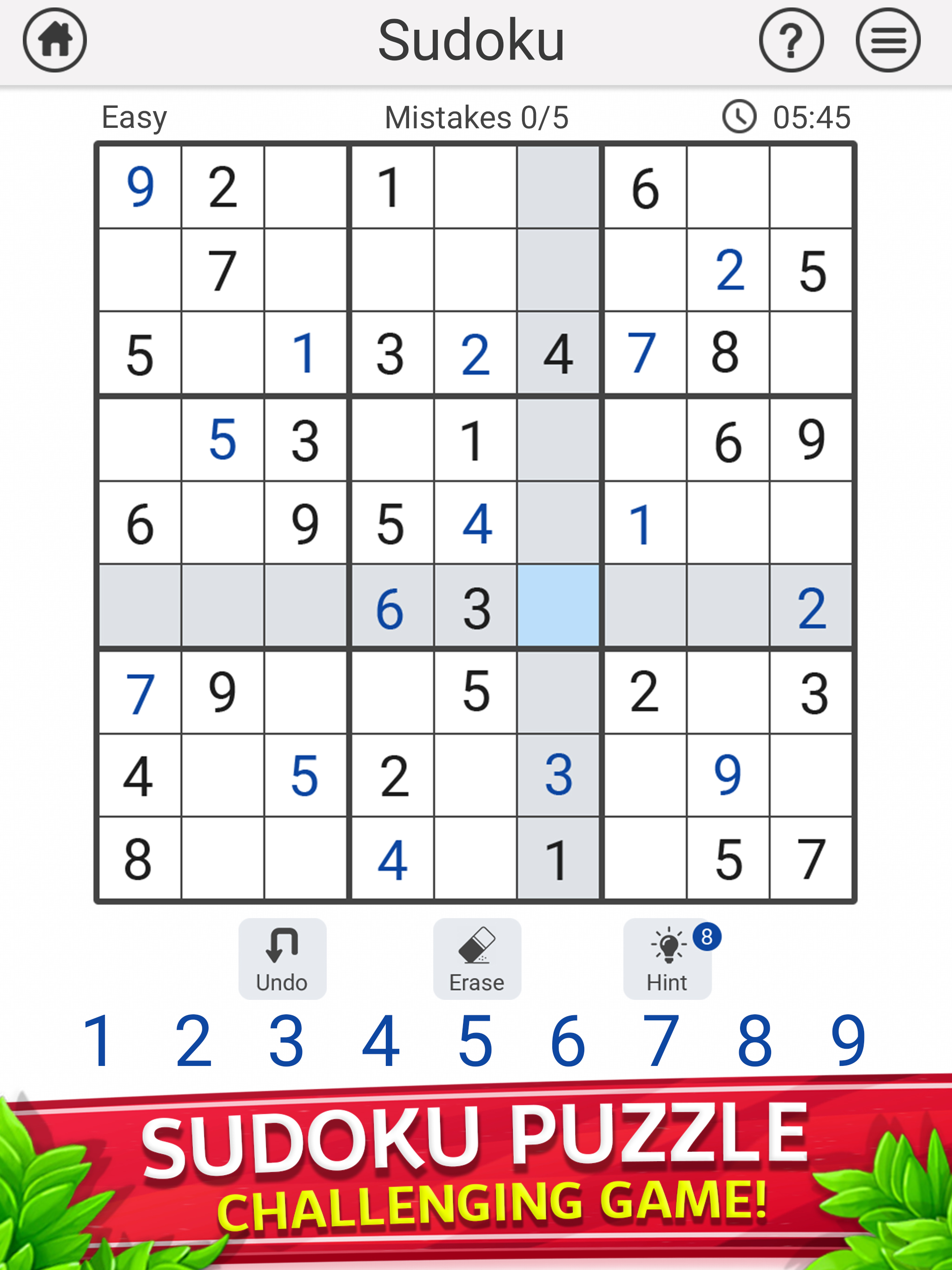 Classic Number Game -Numpuzzle