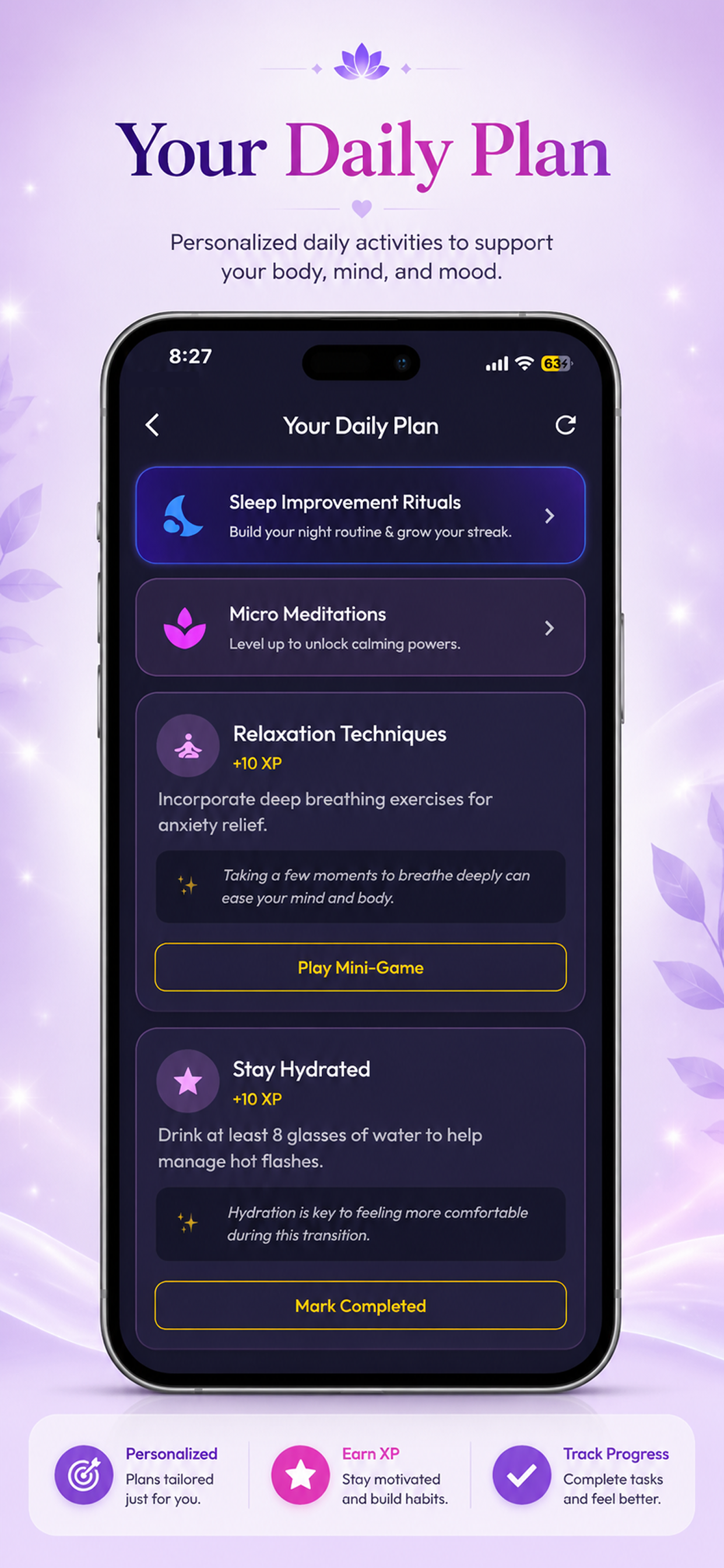 MenoQuest: Menopause Tracker screenshot 7