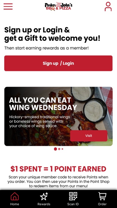 Parker John's BBQ & Pizza Screenshot