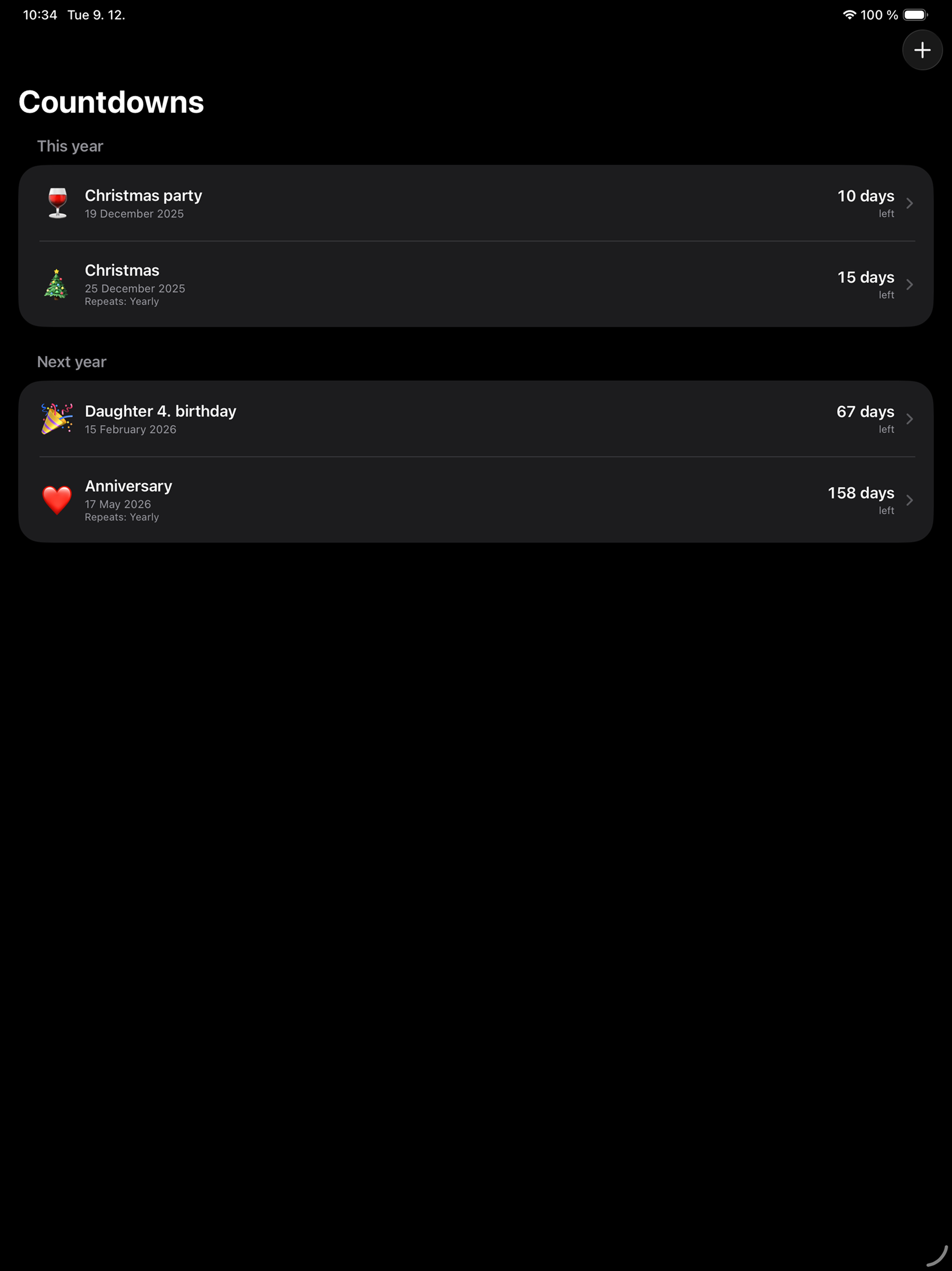Countdowner App