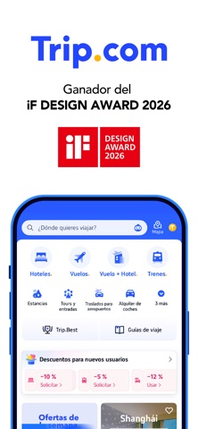 Trip.com: Vuelo, Tren y Hotel App Store preview screenshot 1