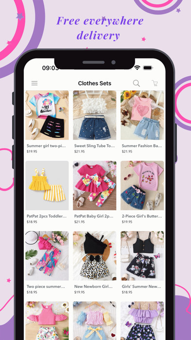 Baby Clothing Fashion Store Screenshot
