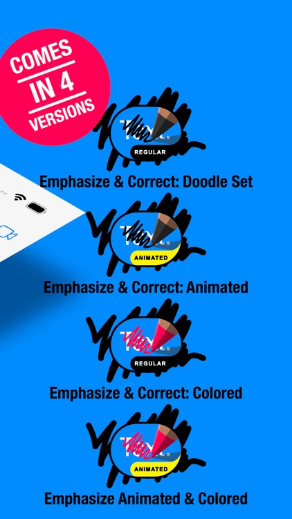 Emphasize & Correct Doodle Set screenshot-3