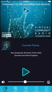 virtual community radio iphone screenshot 1
