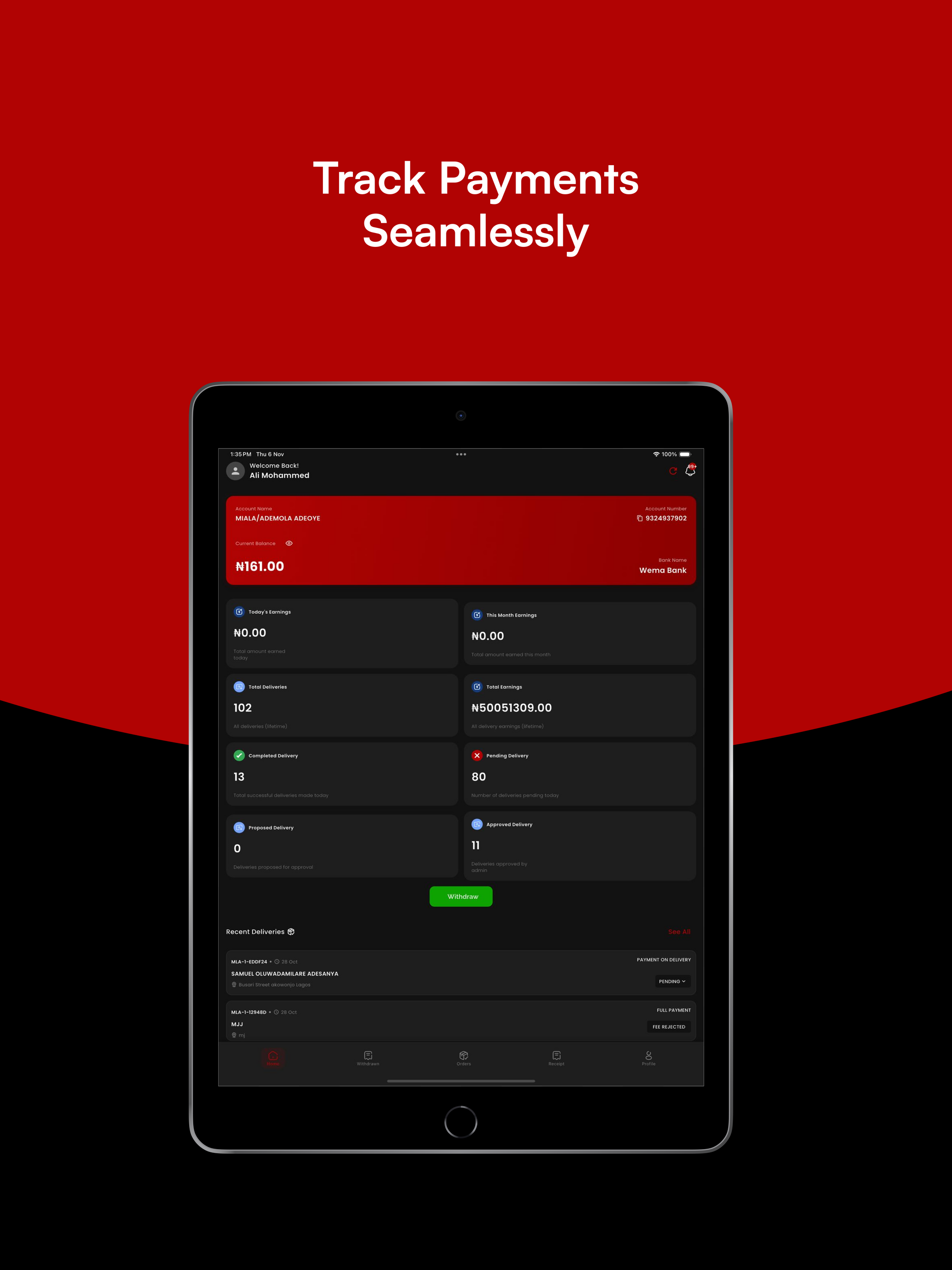 Miala – Delivery Management screenshot 9