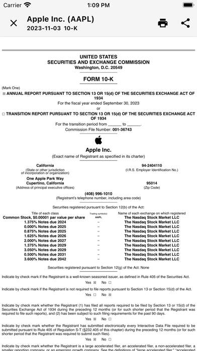 Finance Reports Screenshot