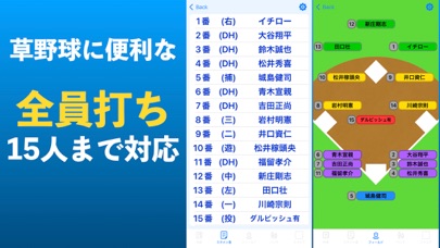 Screenshot 4 of Baseball Lineup App