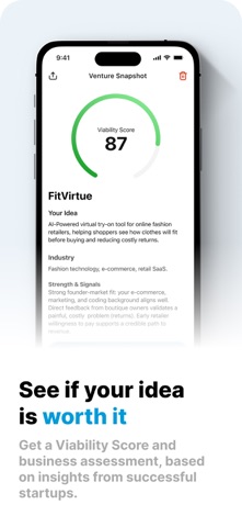 Vora IQ: The AI Startup OS iPhone screenshot