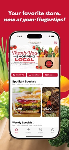 Cosentino's Market iPhone screenshot