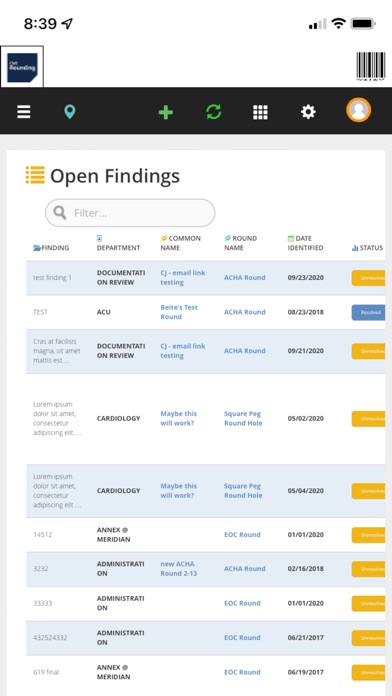 App screenshot
