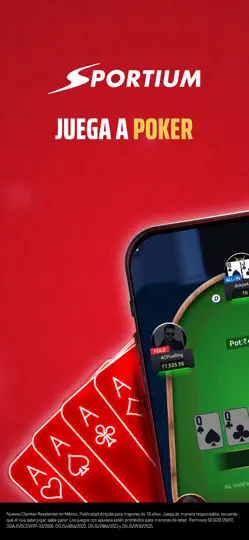 Captura de pantalla de Sportium Poker en iPhone 1