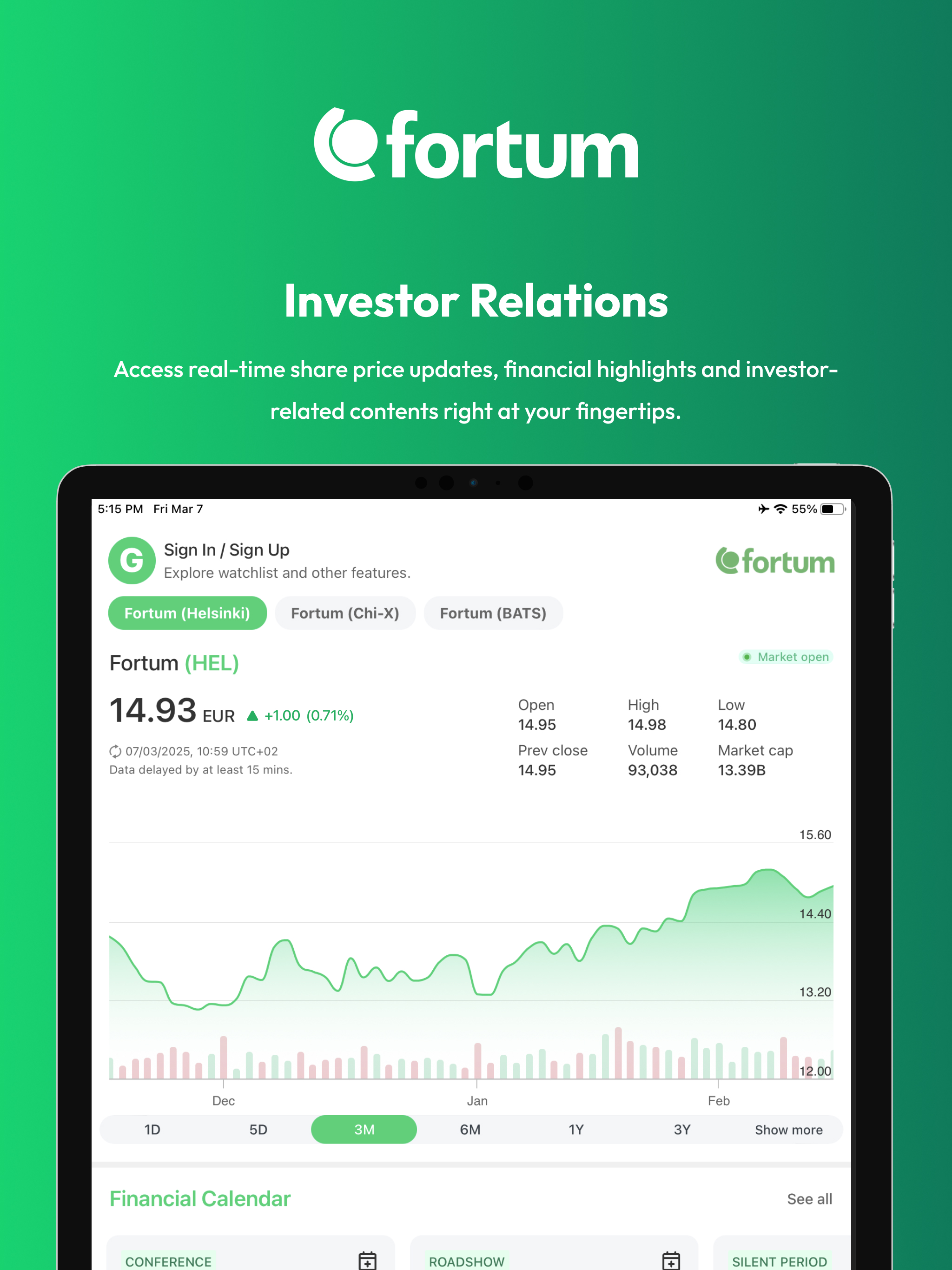 Fortum Investor Relations screenshot 7