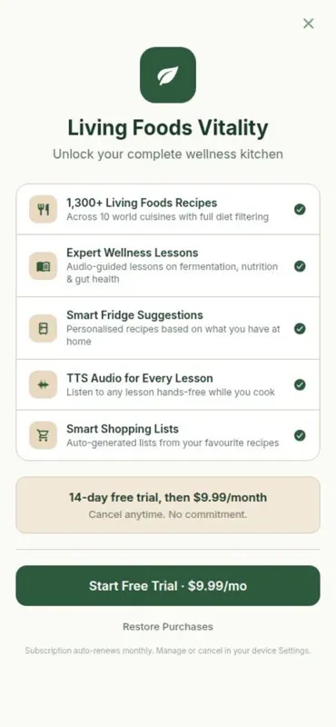 Living Foods Vitality screenshot 10 of 10