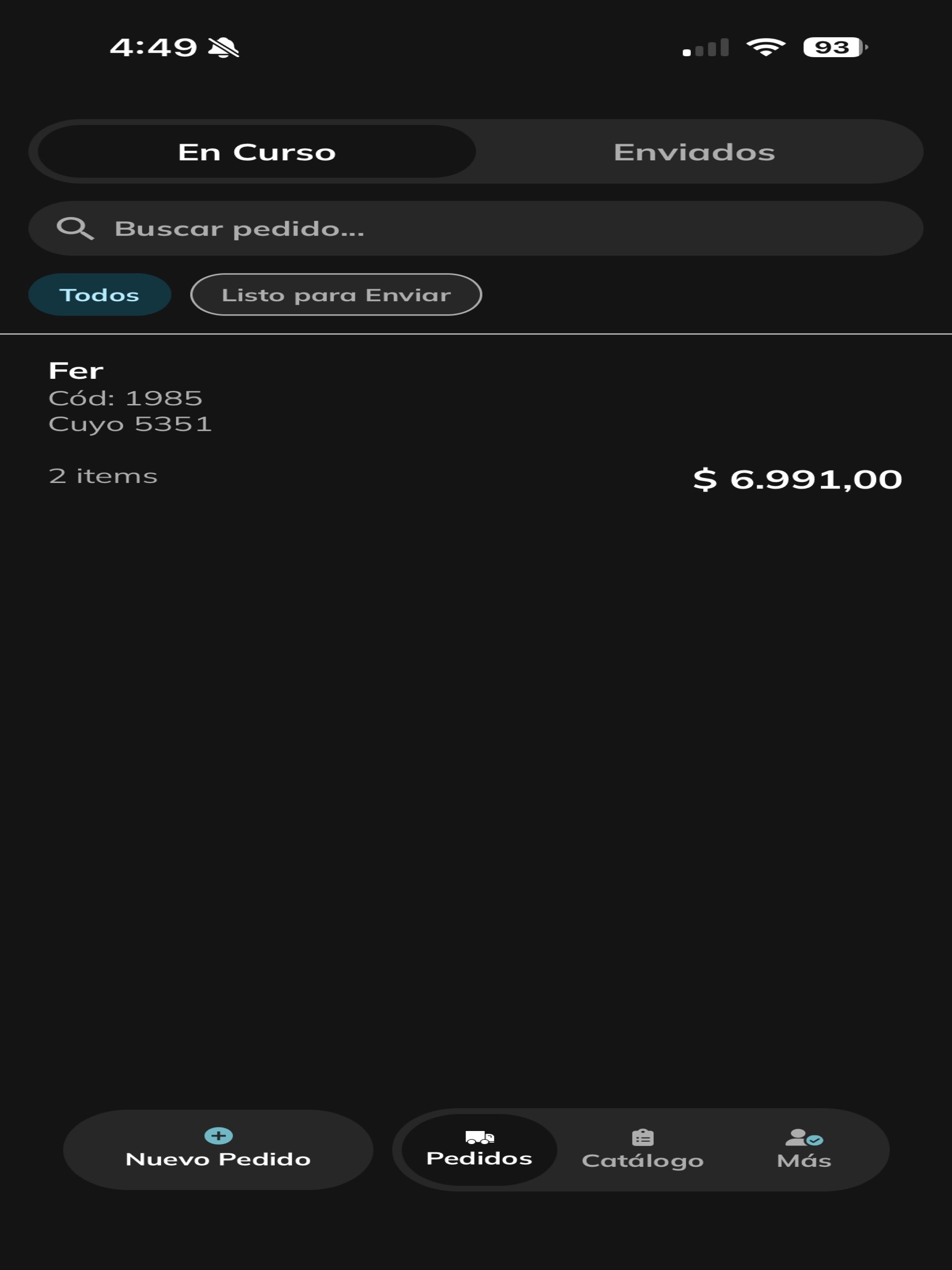 Pedidos Propio screenshot 8