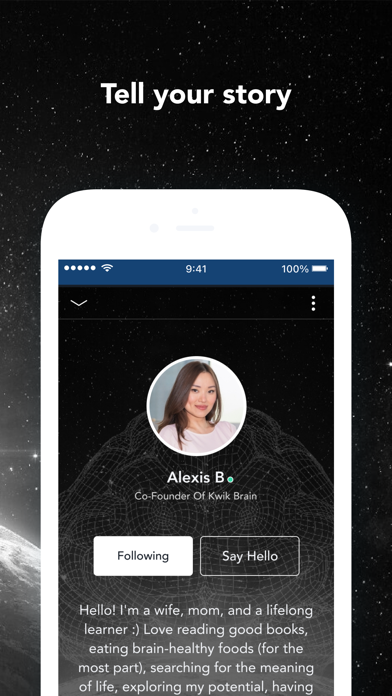Kwik Brain Universe iPhone screenshot 4 - Lifestyle app