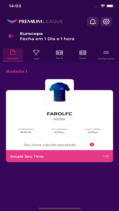 Premium League Fantasy Game Screenshot