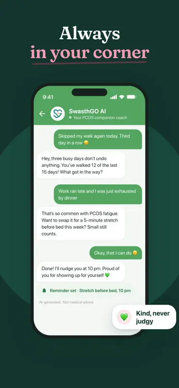 SwasthGO - PCOS & PCOD Care screenshot 6 of 8