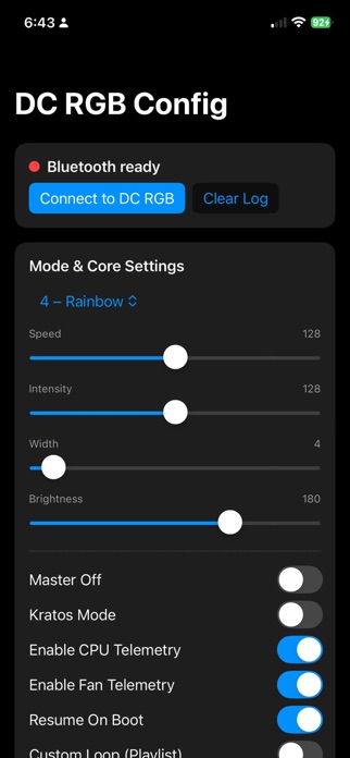 DC RGB Control Screenshot 1 of 3