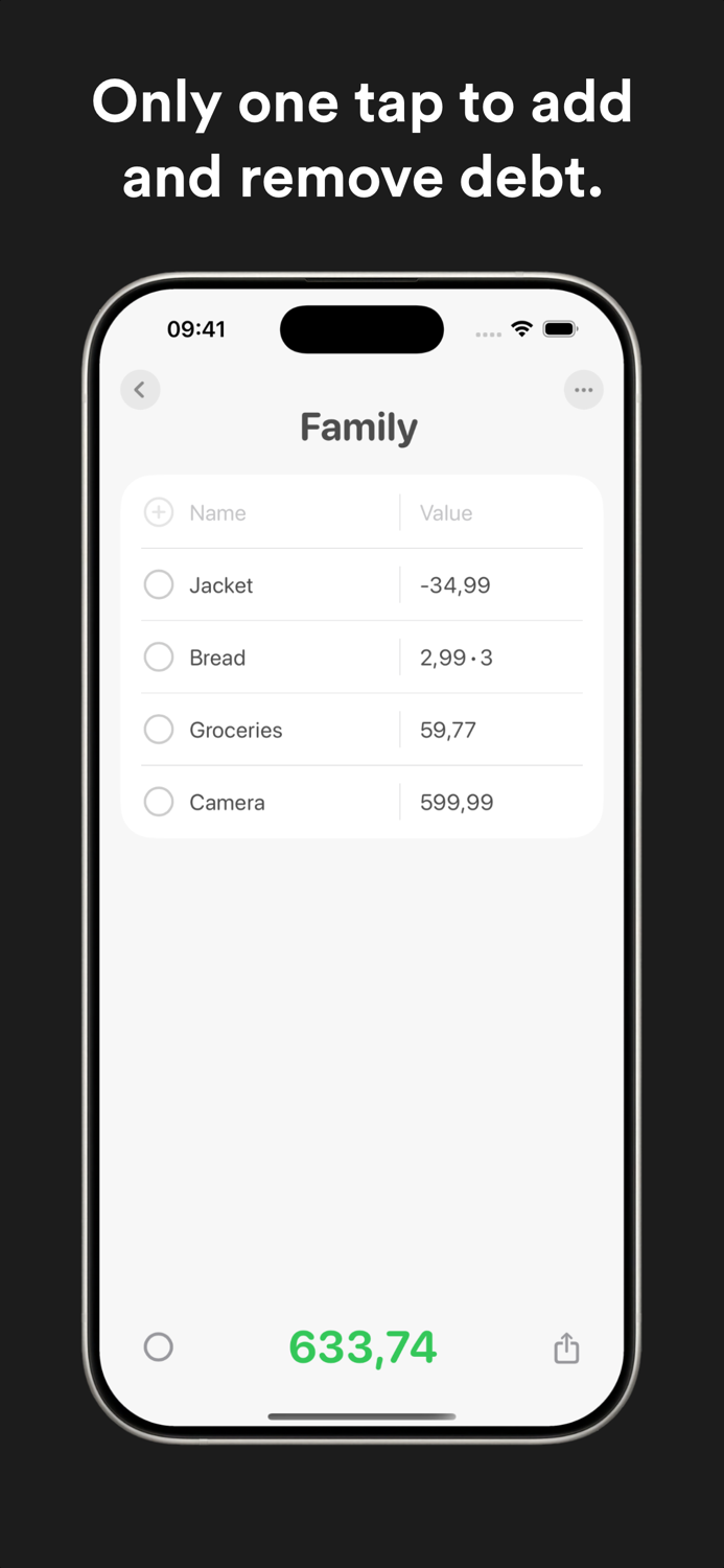 Stack - Simple Debt Manager