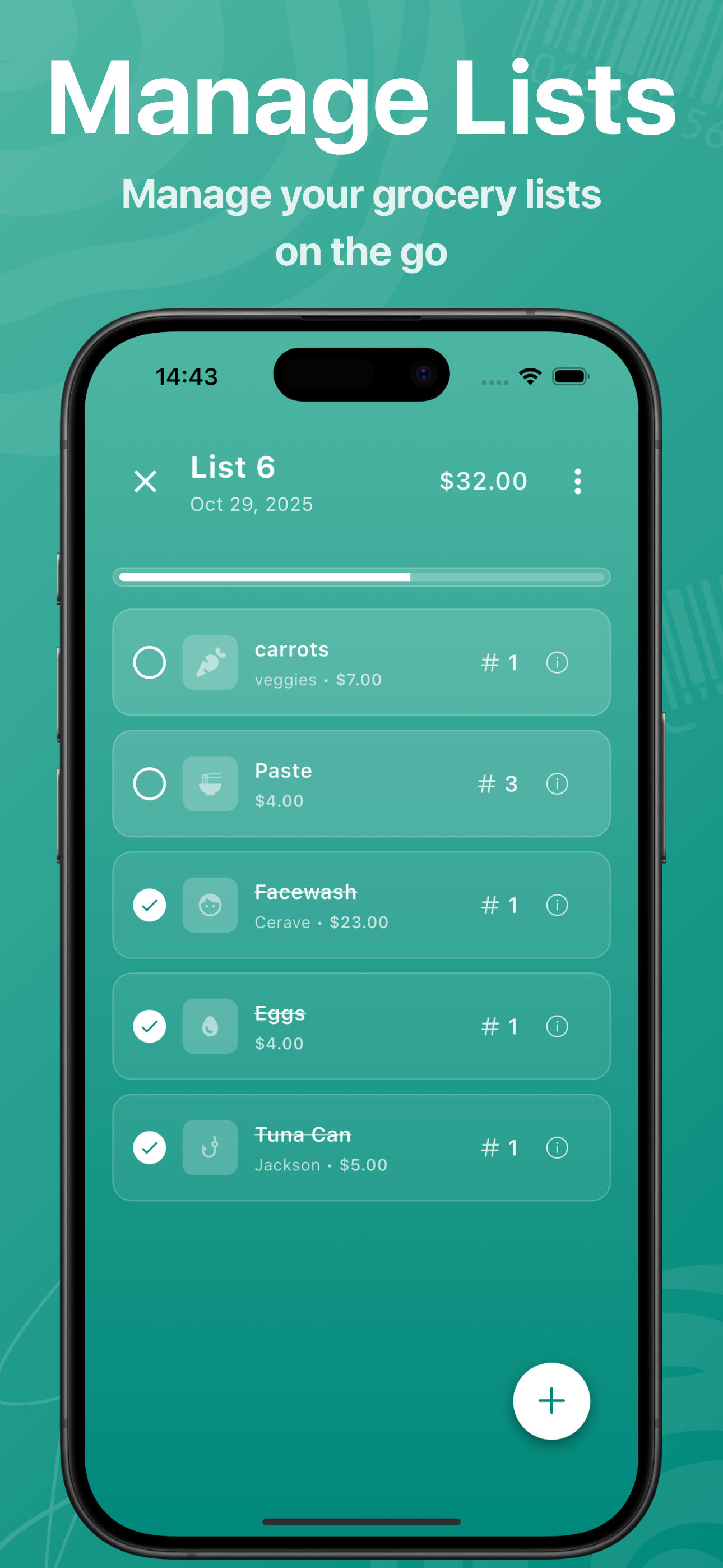 Grocery List - Grocerly screenshot 3