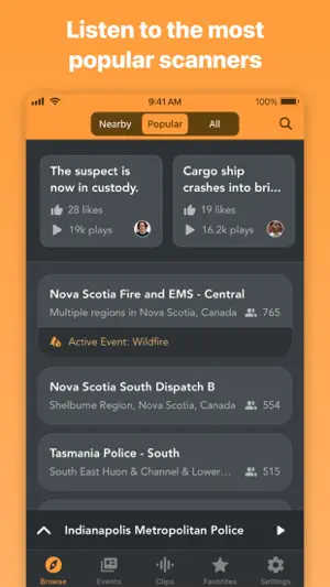 Police Scanner Radio & Fire screenshot 4