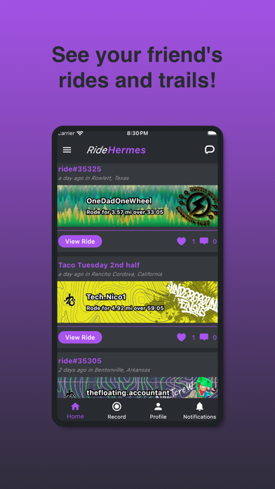 Ride Hermes Screenshot
