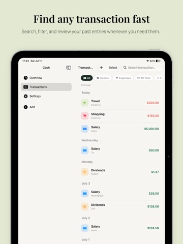 Cash Count - Budget Tracker App Store preview screenshot 8