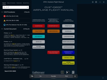 Gulfstream PlaneBook iPad screenshot