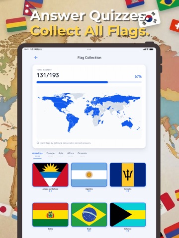 Flag Quiz - Guess World Flags iPad screenshot
