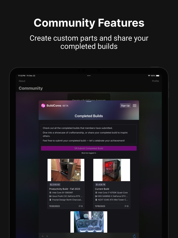 Screenshot #5 pour BuildCores: Part Picker for PC