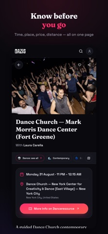 Oazis: local events & concerts iPhone screenshot
