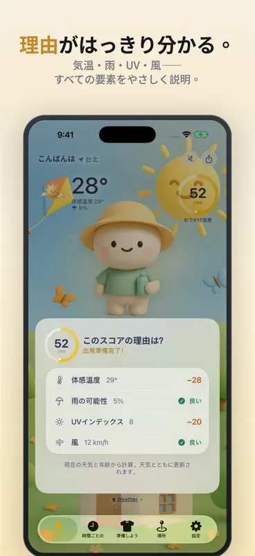 ルミのおてんき星：天気予報・今日の服装 screenshot 3 of 7