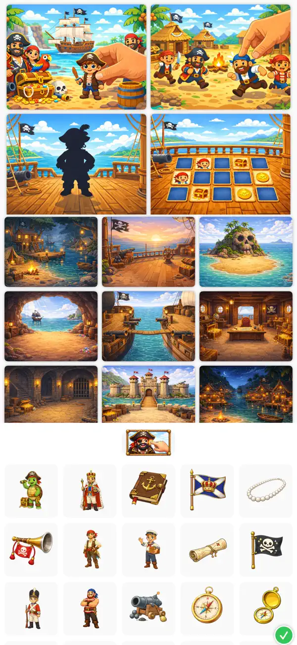 Screenshot #3 pour Stickers Pirates Jeux Enfants