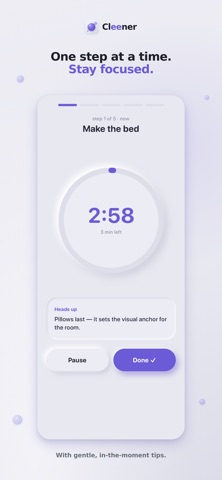 Cleener: AI Cleaning Plan screenshot