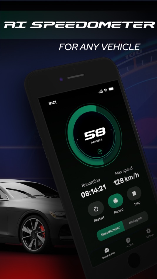 #1. AI Speedometer: Speedtest GPS (iOS) 由: Great Development
