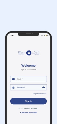 Oman Manufacturers Association iPhone screenshot