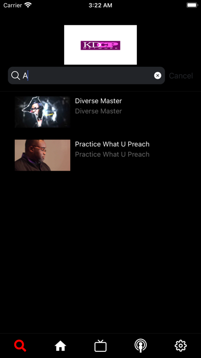 KDCP Network Screenshot