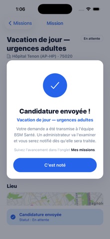 BSM Santé iPhone screenshot 6