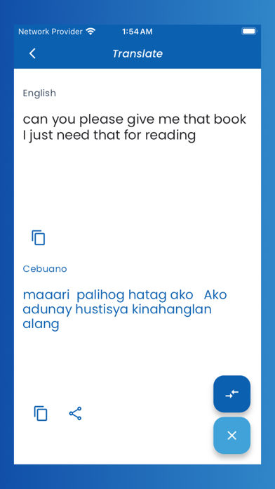 Cebuano Translator Offline Screenshot