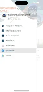 MTS AGM & Summer Seminars screenshot #2 for iPhone