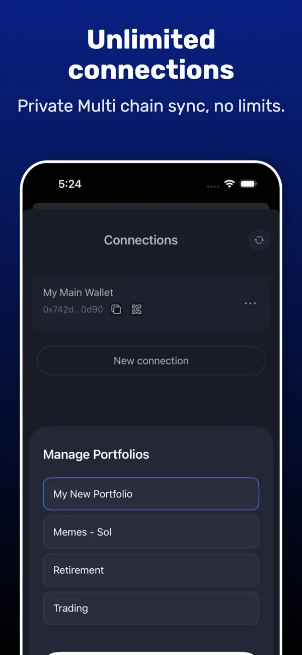 Screenshot #2 pour Road2Crypto: Portefeuille