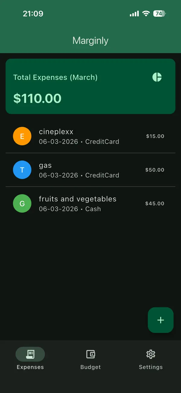 #1. Marginly (iOS) 作者: Misho Tomovski