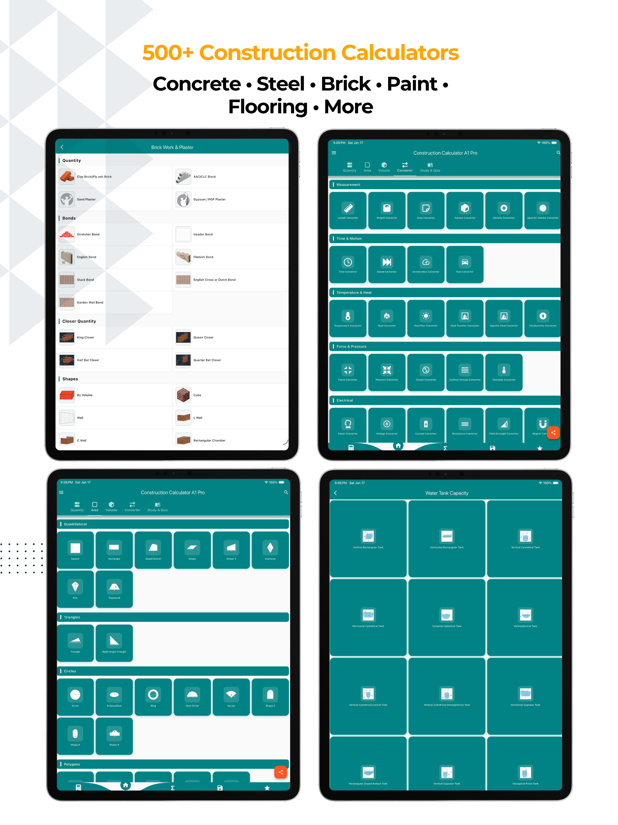 Construction Calculator A1 Pro